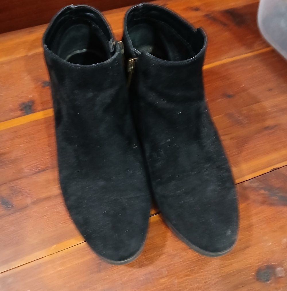 Black Suede Ankle Boots